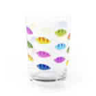 魚子のカラフルウツボ Water Glass :left