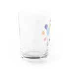 イラスト MONYAAT のくろねこの風船の種*A Water Glass :left