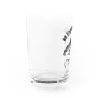 猫と釣り人のSHIMAAJI_EB_1CW Water Glass :left