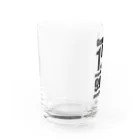 KNOCKの天才とは、1%のひらめきと99%の努力である。 Water Glass :left