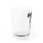 nidan-illustrationの"Mighty Torque" Water Glass :left