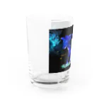 Cor Leonis SUZURI storeの夜空の牛 Water Glass :left