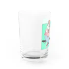 TANOSHINDAMONGACHI のmelancholy girl Water Glass :left