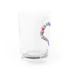 LalaHangeulのカラフルなサランヘヨでハートを描きました Water Glass :left