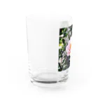 お花の双葉のカメリア Water Glass :left