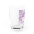 テレポーテーションのむらさきリボンちゃん Water Glass :left