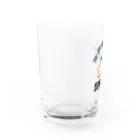 タバタ画房の赤柴親子のいる生活　レトロ Water Glass :left