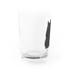 SAIWAI DESIGN STOREのクロネコこぶお Water Glass :left