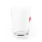 旭日旗の旭日堂の【ハート旭日旗】シリーズ Water Glass :left