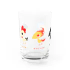 甘漏り屋のからすっこ・しちへんげ Water Glass :left