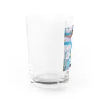Drecome_Designのネコの花見 Water Glass :left