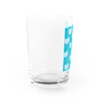 にな子Φいひひひひって笑う人のねこいっぱい緑 Water Glass :left