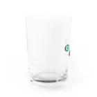 まつだあゆのすずりのねこグラス・あお Water Glass :left