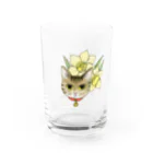 ブリキ屋の猫とスイセン2 Water Glass :left