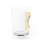 伊藤ヒロフミ売り場の文鳥からのプレゼント Water Glass :left