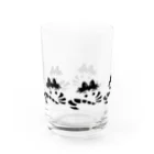 TSUMch aki.のぐるっとあきにゃん Glass BLACK Water Glass :left