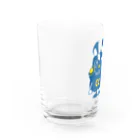 イラスト MONYAAT のCT124 モコモコラビット２号*ggrks Water Glass :left