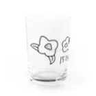 move! izuoshima（伊豆大島）のmove! izuoshima ポケベル黒 Water Glass :left