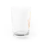 akiのそばにいてくれるうさぎ Water Glass :left