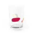 yukia11_designの寿司プードル三貫 Water Glass :left