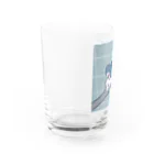 サメ わりとおもいのサメで歯みがき Water Glass :left