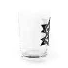 RMk→D (アールエムケード)の桔梗紋 黒 Water Glass :left