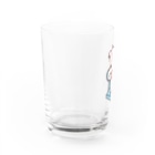 ichomaeの体重を気にするブタ（カラー） Water Glass :left