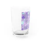 32番地のむらさき迷彩力士 Water Glass :left
