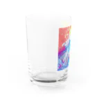 Muniyaの明け方の雲 Water Glass :left