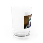 ｶﾜｲのとりあえず5杯 Water Glass :left