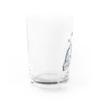 nidan-illustrationの"BITE the HILL" Water Glass :left