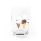 BARE FEET/猫田博人のアザラシアイス Water Glass :left