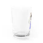 ユニコの奈良が好き過ぎて鹿になったちゃん Water Glass :left