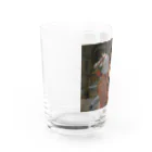 世界の絵画アートグッズのジョン・コリア 《ゴダイヴァ夫人》 Water Glass :left