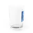 ちびらいふ。の夜空オーロラ Water Glass :left