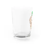 ぴんころの柏餅とたぬき Water Glass :left