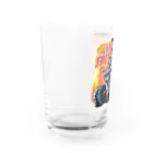 Mobile Gift Shop のnever give up KUMAMOTO  Water Glass :left