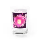 どるちぇ＊うさぎの《ボタニカル》＊芝桜×ひつじ＊誕生日花 Water Glass :left