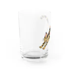 Frei Hyäneののびーんネコ Water Glass :left