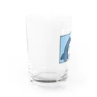 サメ わりとおもいのなぐサメが欲しいか？ Water Glass :left