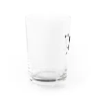 夜店のメイド猫娘　モノクロ Water Glass :left