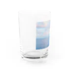 pino子 shopの流れゆく空と海【風景写真】 Water Glass :left