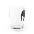きっかわのラム犬とおやつ(色つきver) Water Glass :left