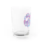 模様動物(鈴木りさむーん)の模様動物 ひつじ_awa Water Glass :left