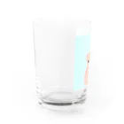 AKUBI工房のCREAM DOG2 Water Glass :left