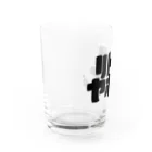 ddt2880のリトルヤホス(スウェット風字体) Water Glass :left