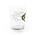 渓鯉庵のみどりふぐ Water Glass :left