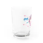 ゆきんこのお店SUZURI支店のペンギンさんと姪っ子 Water Glass :left