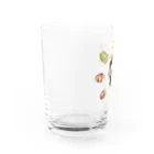 WAMI ARTのリスとどんぐりたくさん Water Glass :left