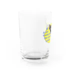 無重力の猫とは喋らなくても仲良しTシャツ Water Glass :left